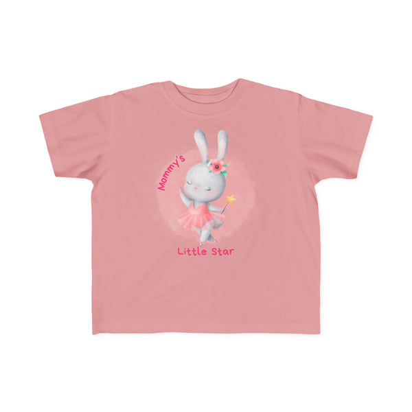 Mommy’s Little Star Ballerina Toddler Girls Graphic Tee