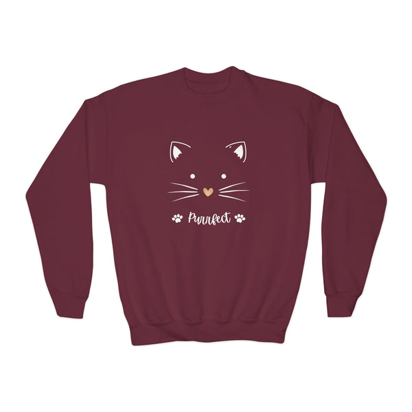 Purrfect Kitten Girls Sweatshirt