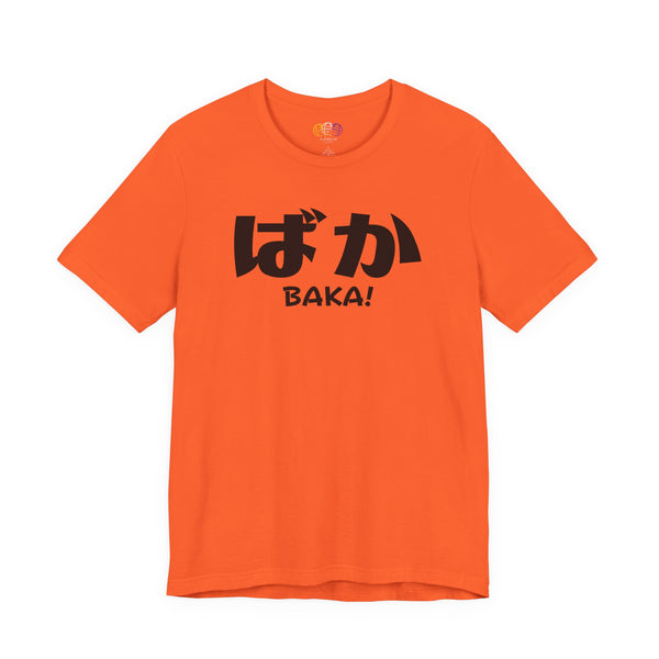 BAKA Japanese Script Men's Anime Graphic T-Shirt
