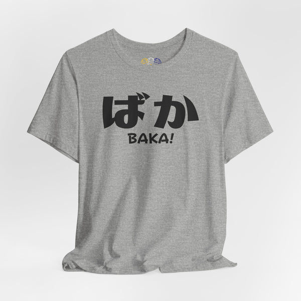 BAKA Japanese Script Men's Anime Graphic T-Shirt