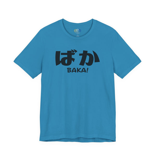BAKA Japanese Script Men's Anime Graphic T-Shirt