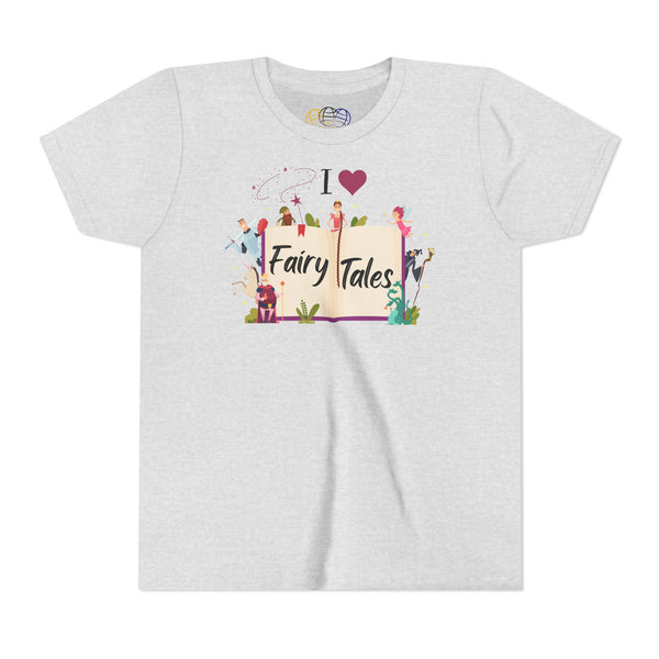 I Love Fairy Tales Girls Graphic Tee