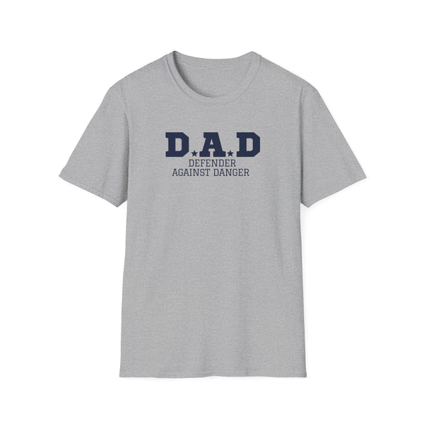 DAD Defender Against Danger Men's Modern Fit Graphic T-Shirt