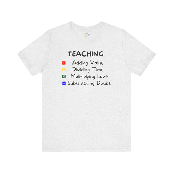 Teaching Principles Math Operations Unisex Graphic T-Shirt