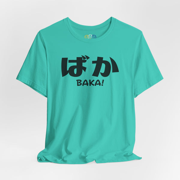 BAKA Japanese Script Men's Anime Graphic T-Shirt