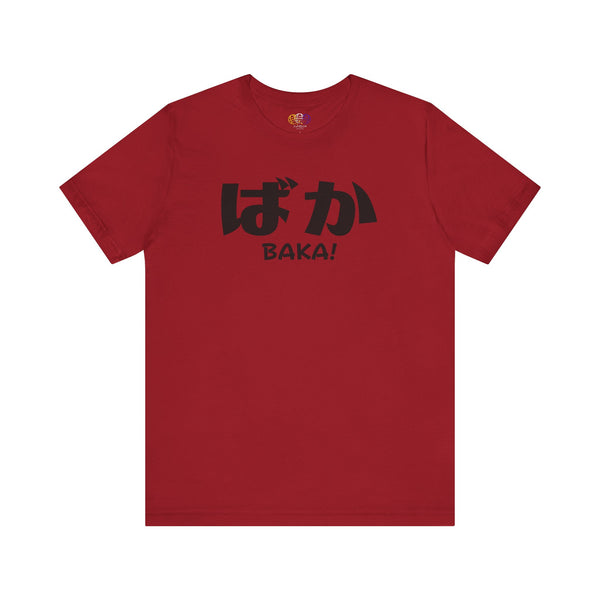 BAKA Japanese Script Men's Anime Graphic T-Shirt