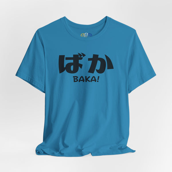 BAKA Japanese Script Men's Anime Graphic T-Shirt