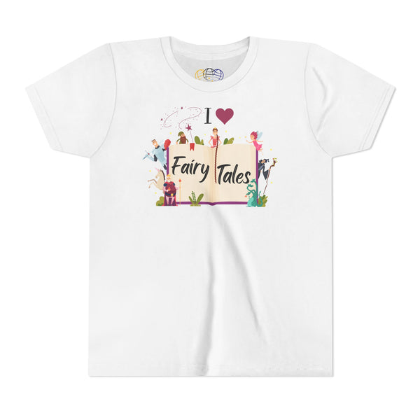 I Love Fairy Tales Girls Graphic Tee