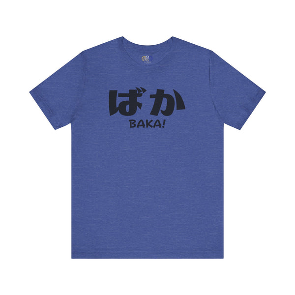 BAKA Japanese Script Men's Anime Graphic T-Shirt