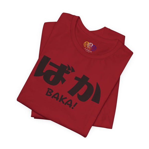 BAKA Japanese Script Men's Anime Graphic T-Shirt