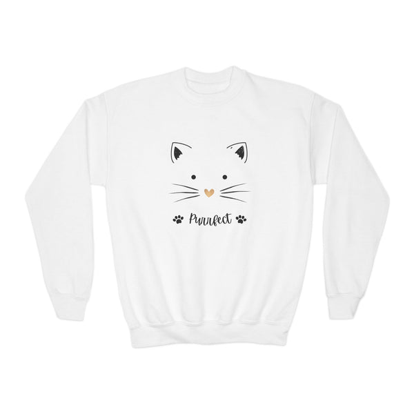 Purrfect Kitten Girls Sweatshirt