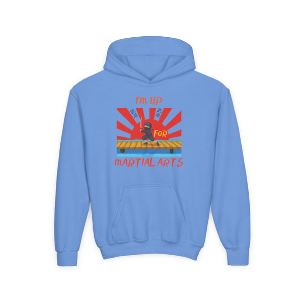 I’m Up For Martial Arts Kids Unisex Graphic Hoodie
