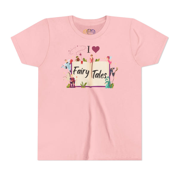 I Love Fairy Tales Girls Graphic Tee