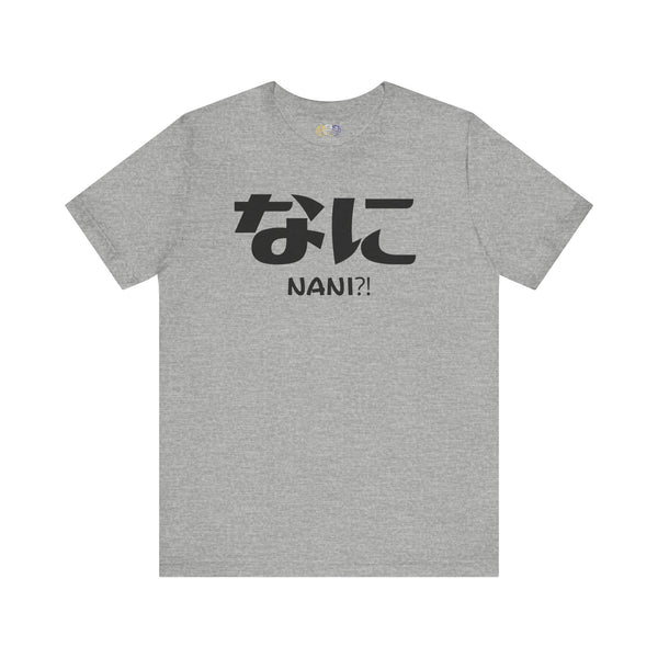 NANI Japanese Script Men's Anime Graphic T-Shirt