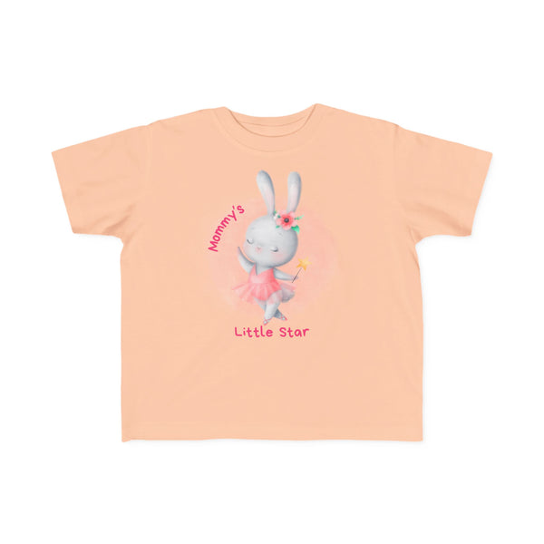 Mommy’s Little Star Ballerina Toddler Girls Graphic Tee