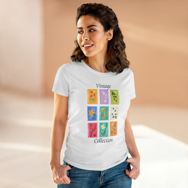 Vintage Stamp Collection Women’s Graphic T-Shirt