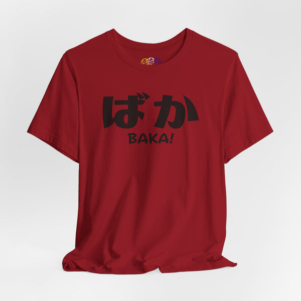 BAKA Japanese Script Men's Anime Graphic T-Shirt