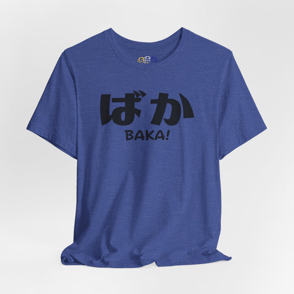 BAKA Japanese Script Men's Anime Graphic T-Shirt