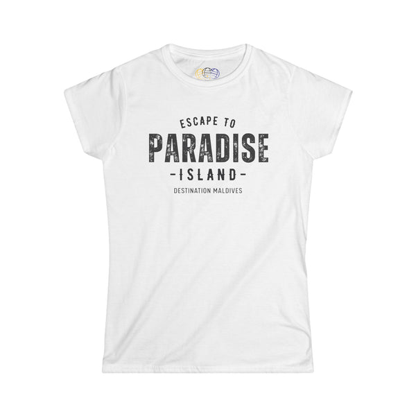 Escape to Paradise Island Maldives Women’s Graphic T-Shirt