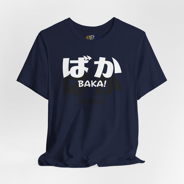 BAKA Japanese Script Men's Anime Graphic T-Shirt