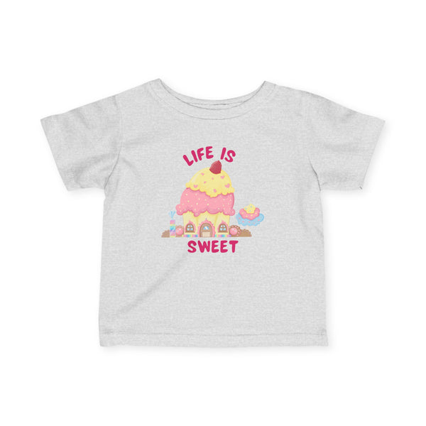Life Is Sweet Infant Girls Graphic Tee