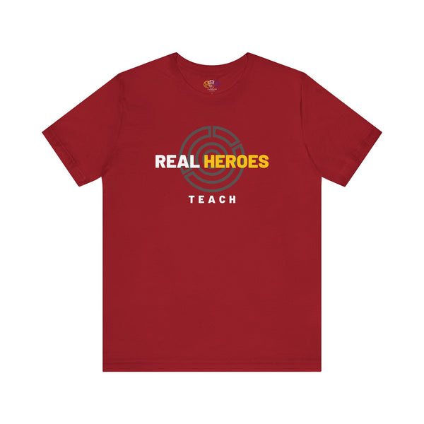 Real Heroes Teach  Men's Graphic T-Shirt