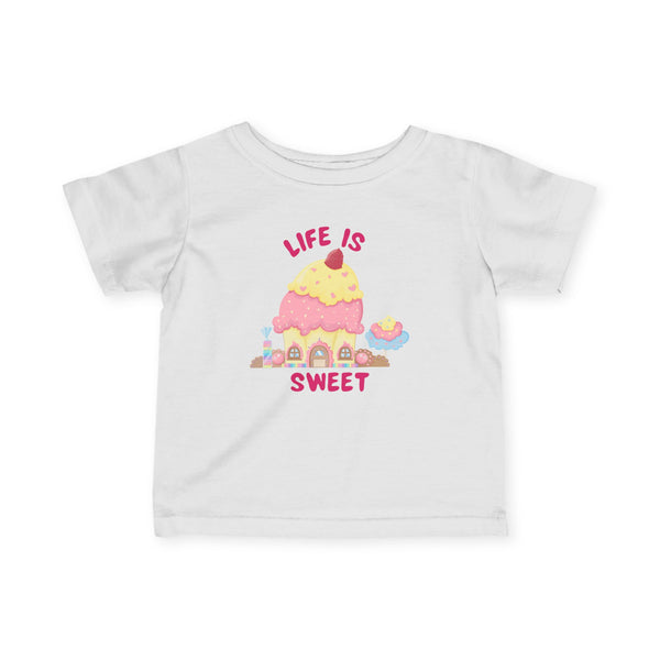 Life Is Sweet Infant Girls Graphic Tee