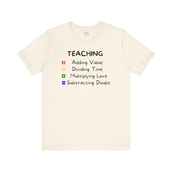 Teaching Principles Math Operations Unisex Graphic T-Shirt