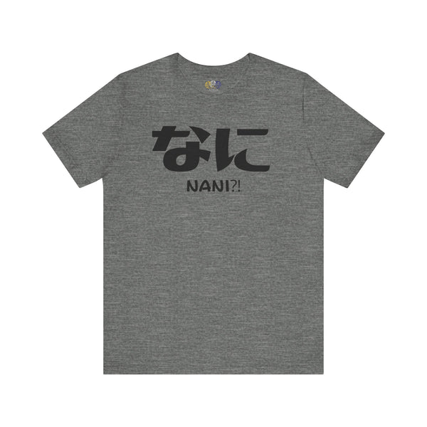 NANI Japanese Script Men's Anime Graphic T-Shirt