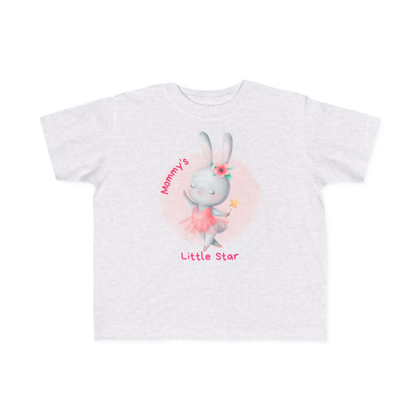 Mommy’s Little Star Ballerina Toddler Girls Graphic Tee
