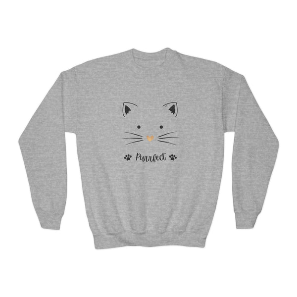 Purrfect Kitten Girls Sweatshirt
