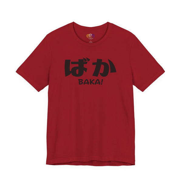 BAKA Japanese Script Men's Anime Graphic T-Shirt