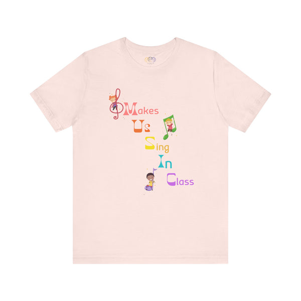 Music Makes Us Sing In Class Women's Graphic T-Shirt