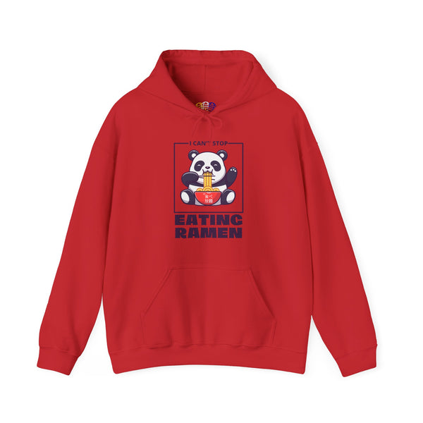 I Can’t Stop Eating Ramen Panda Adult Unisex Graphic Hoodie