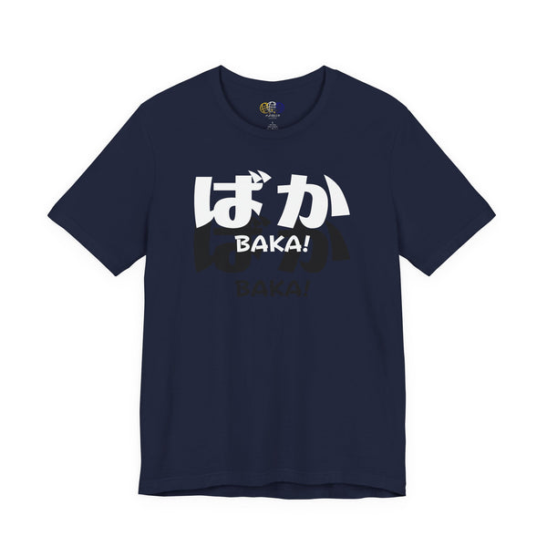 BAKA Japanese Script Men's Anime Graphic T-Shirt