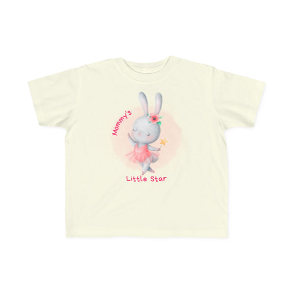 Mommy’s Little Star Ballerina Toddler Girls Graphic Tee