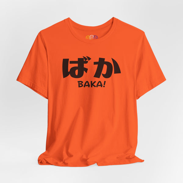 BAKA Japanese Script Men's Anime Graphic T-Shirt