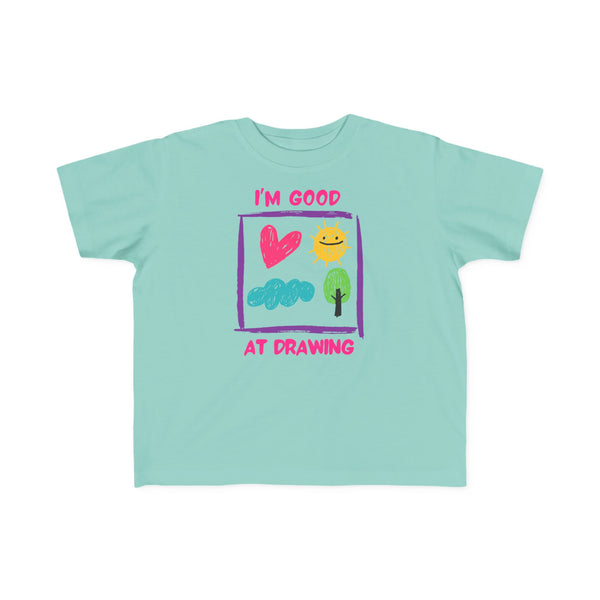 I'm Good At Drawing Toddler Girls Graphic Tee