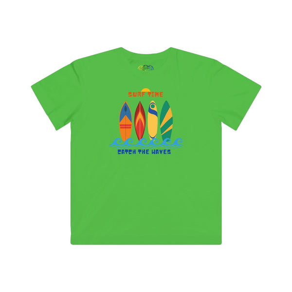 Surf Time Catch The Waves Boys Graphic Tee
