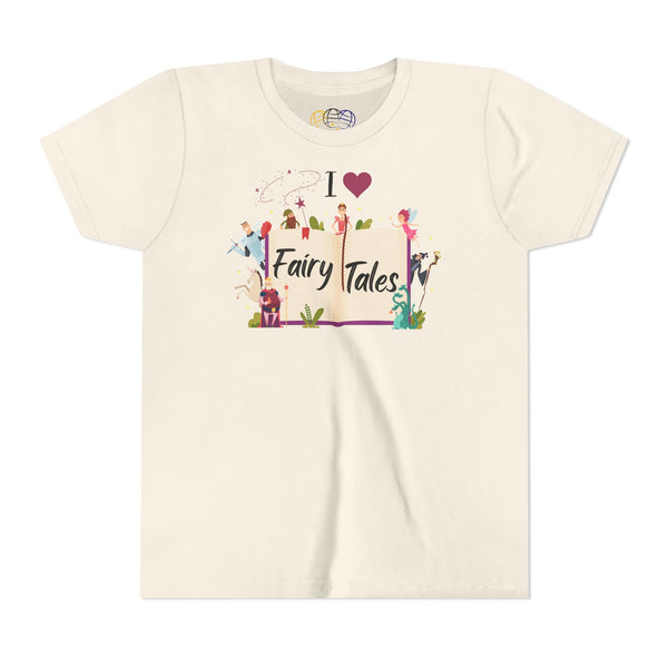 I Love Fairy Tales Girls Graphic Tee