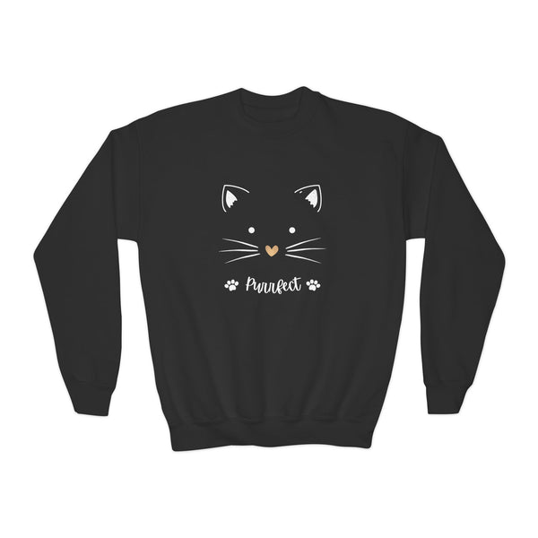 Purrfect Kitten Girls Sweatshirt