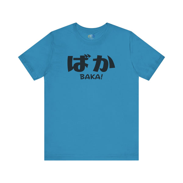 BAKA Japanese Script Men's Anime Graphic T-Shirt