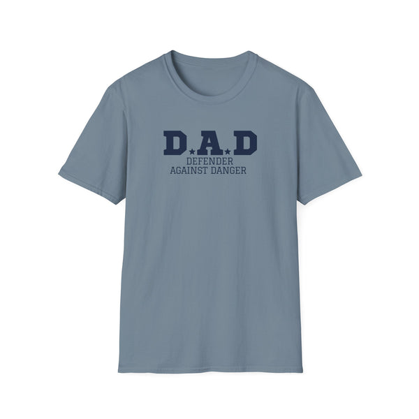 DAD Defender Against Danger Men's Modern Fit Graphic T-Shirt