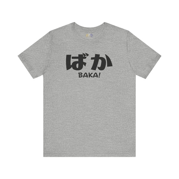 BAKA Japanese Script Men's Anime Graphic T-Shirt