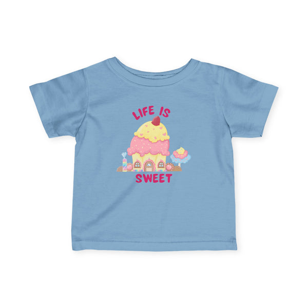 Life Is Sweet Infant Girls Graphic Tee