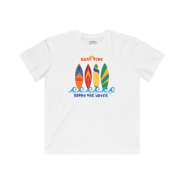 Surf Time Catch The Waves Boys Graphic Tee