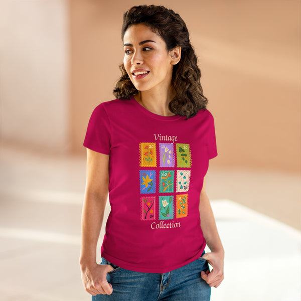 Vintage Stamp Collection Women’s Graphic T-Shirt