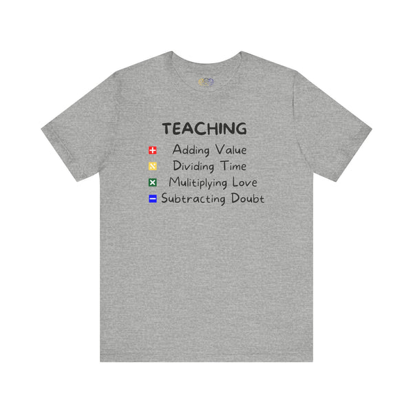 Teaching Principles Math Operations Unisex Graphic T-Shirt