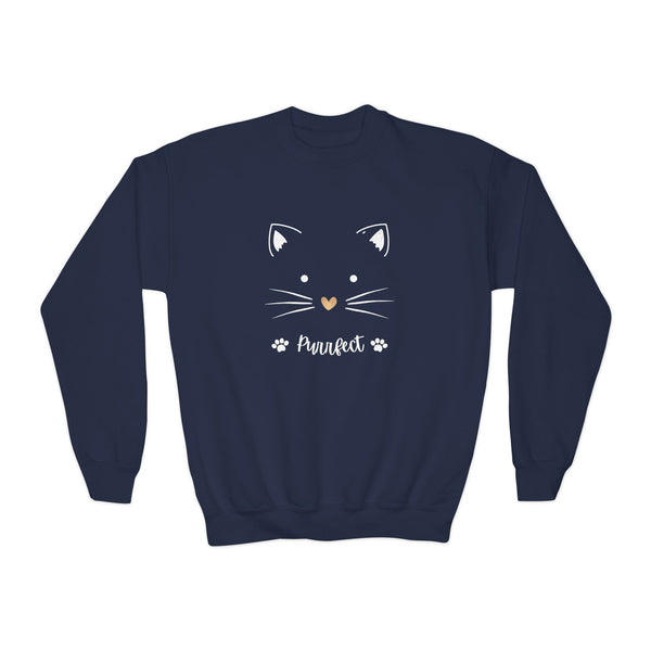 Purrfect Kitten Girls Sweatshirt