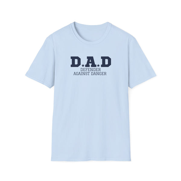 DAD Defender Against Danger Men's Modern Fit Graphic T-Shirt